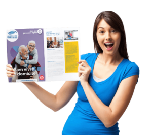 femme portant journal presse Générale des Services