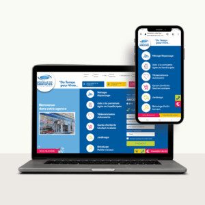 mockup telephone ordinateur communication GeneraledesServices