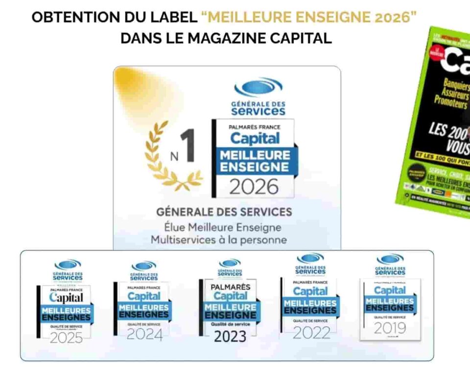 Récompense donné par le Capital pour l meilleure enseigne multi-services 2026