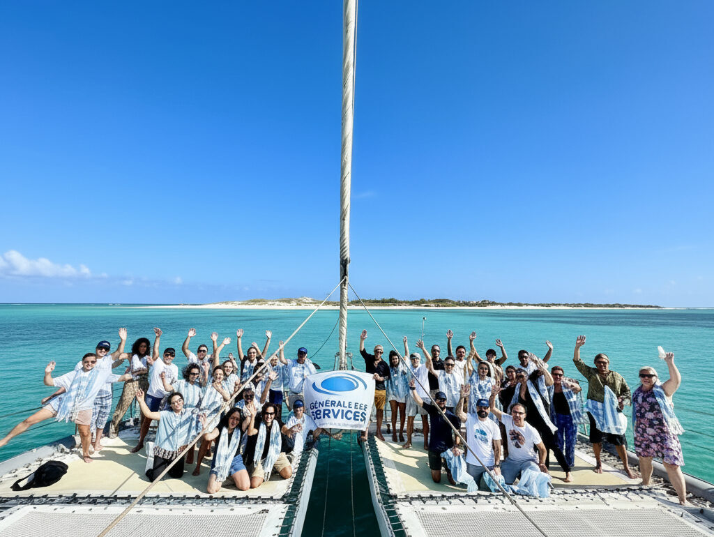 Franchisé sur le catamaran à Ibiza