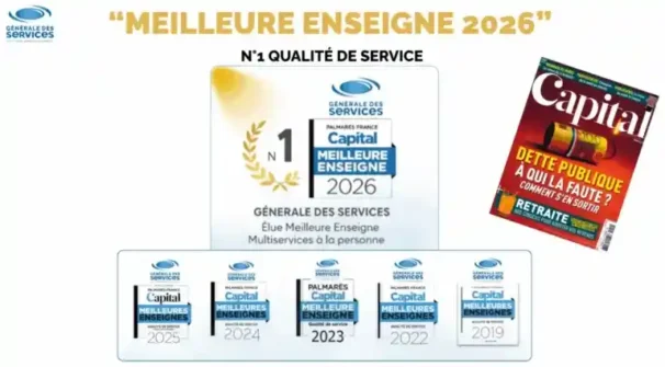 Récompense donné par le Capital pour l meilleure enseigne multi-services 2026