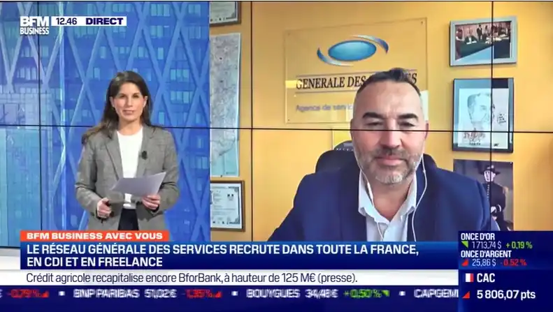 Interviews Générale des Services à BFM TV