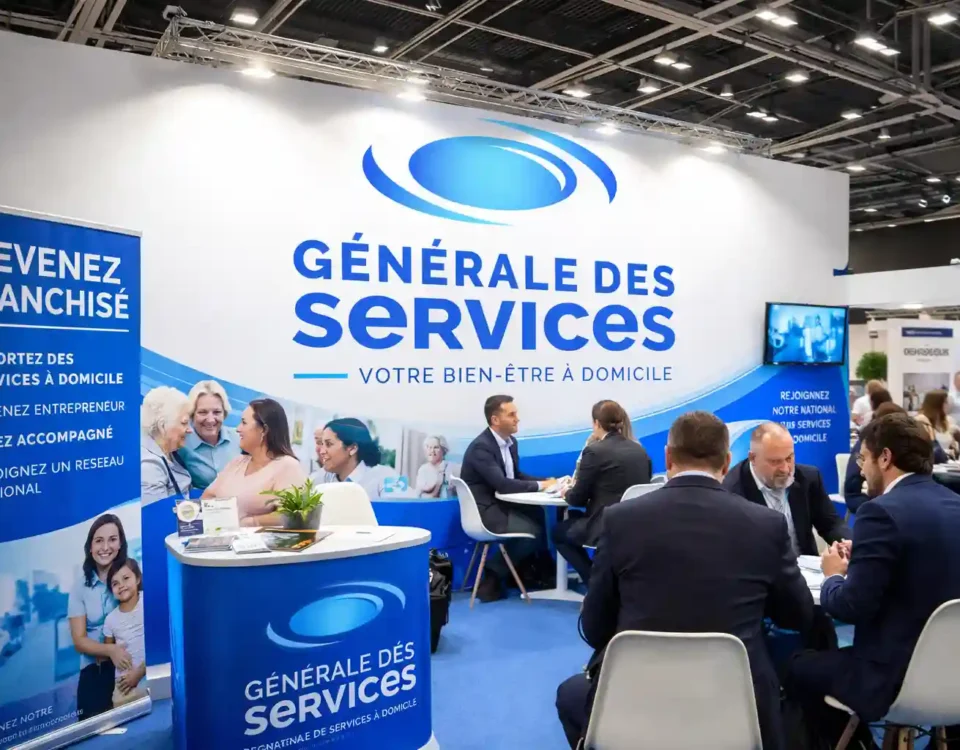 Stand salon de la franchise Générale des Services
